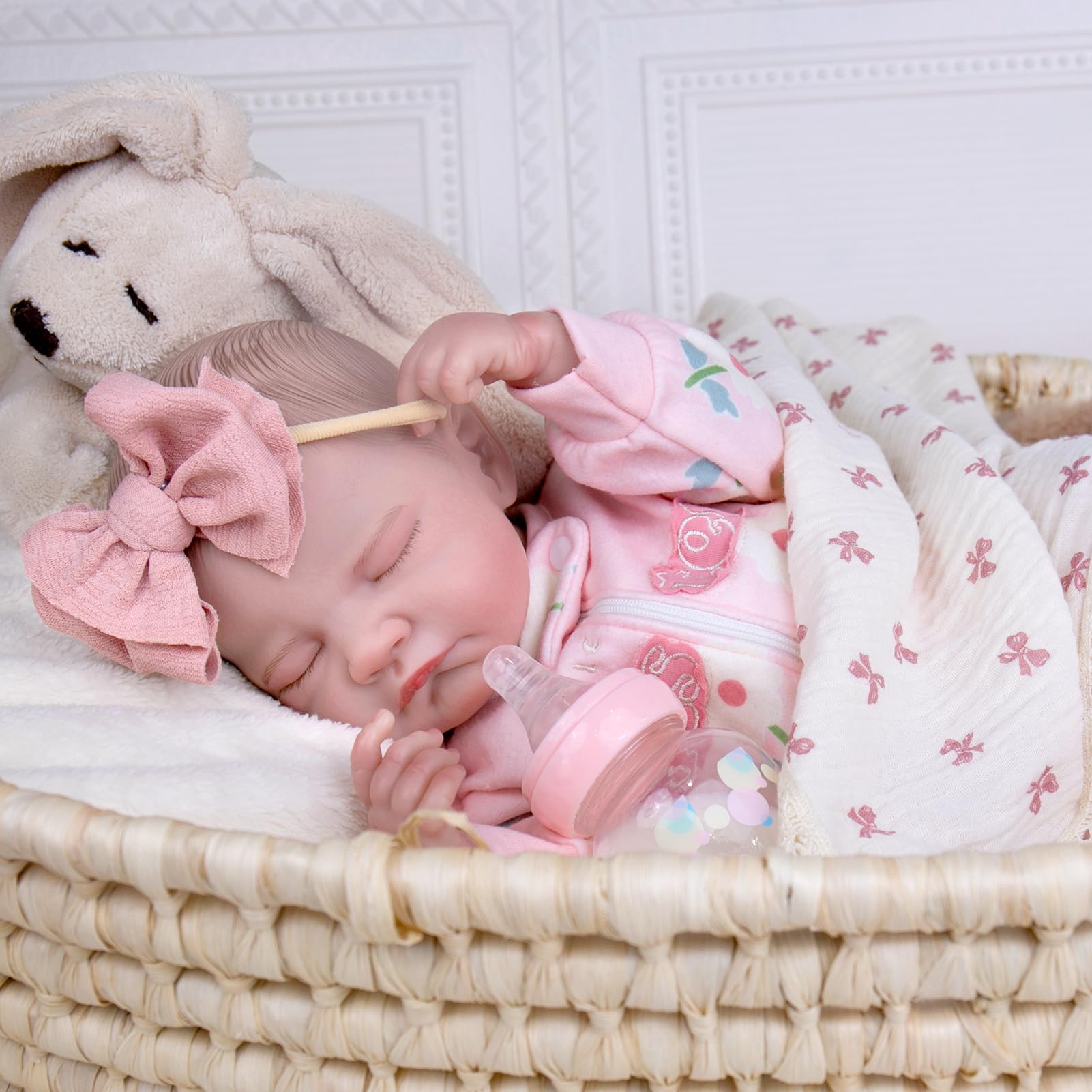 Aori 20-inch poseable-limbs reborn doll for natural holding and nurturing role play.