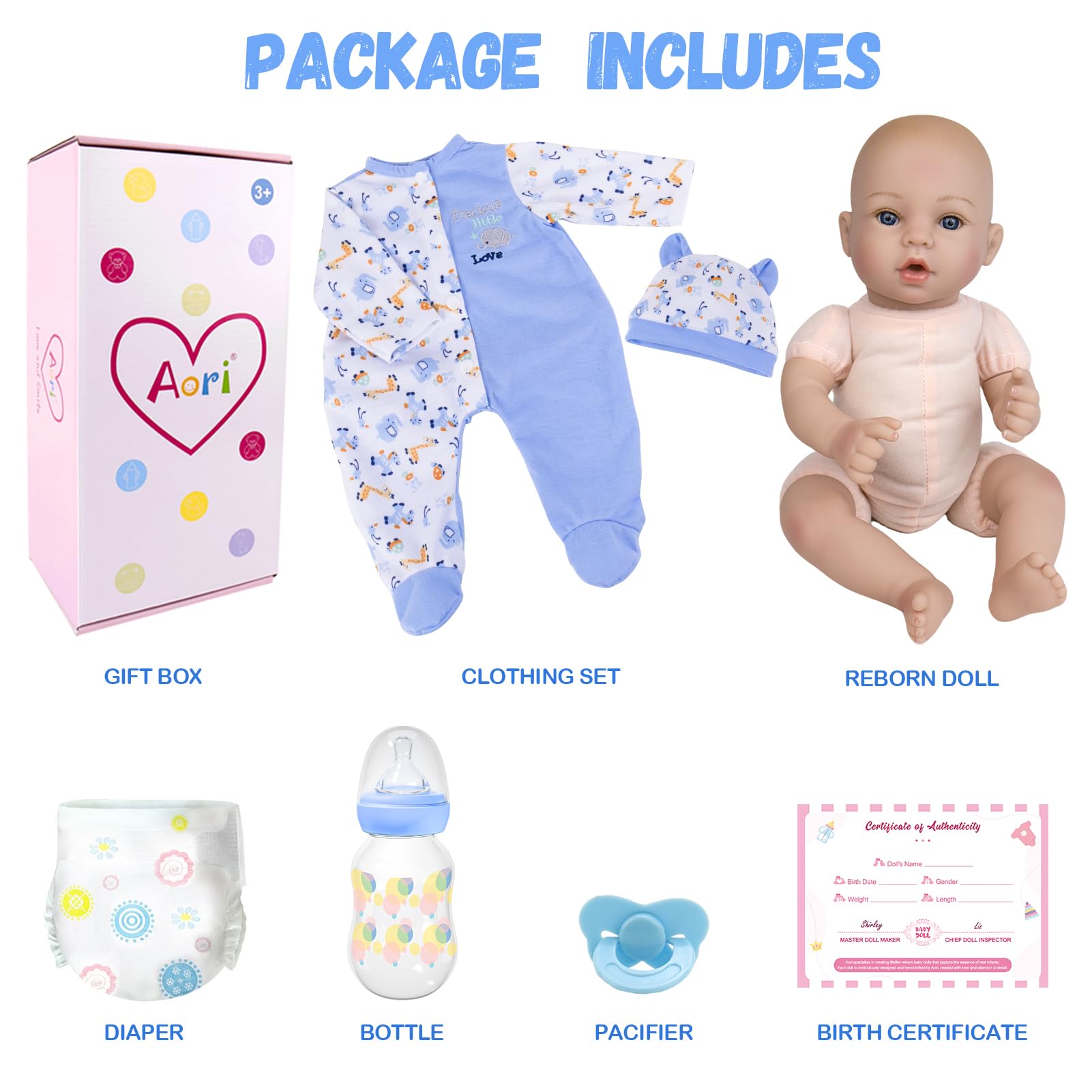 Aori Reborn baby boy birth records closeup for pretend documentation