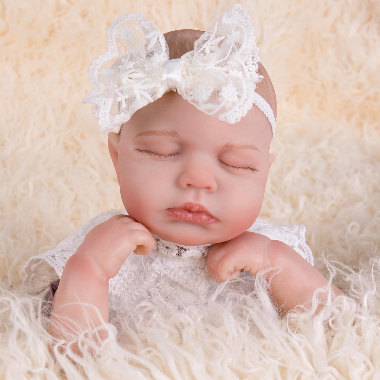 Aori Realistic Reborn Baby Doll 20-inch limbs poseable facilitates easy storytelling poses