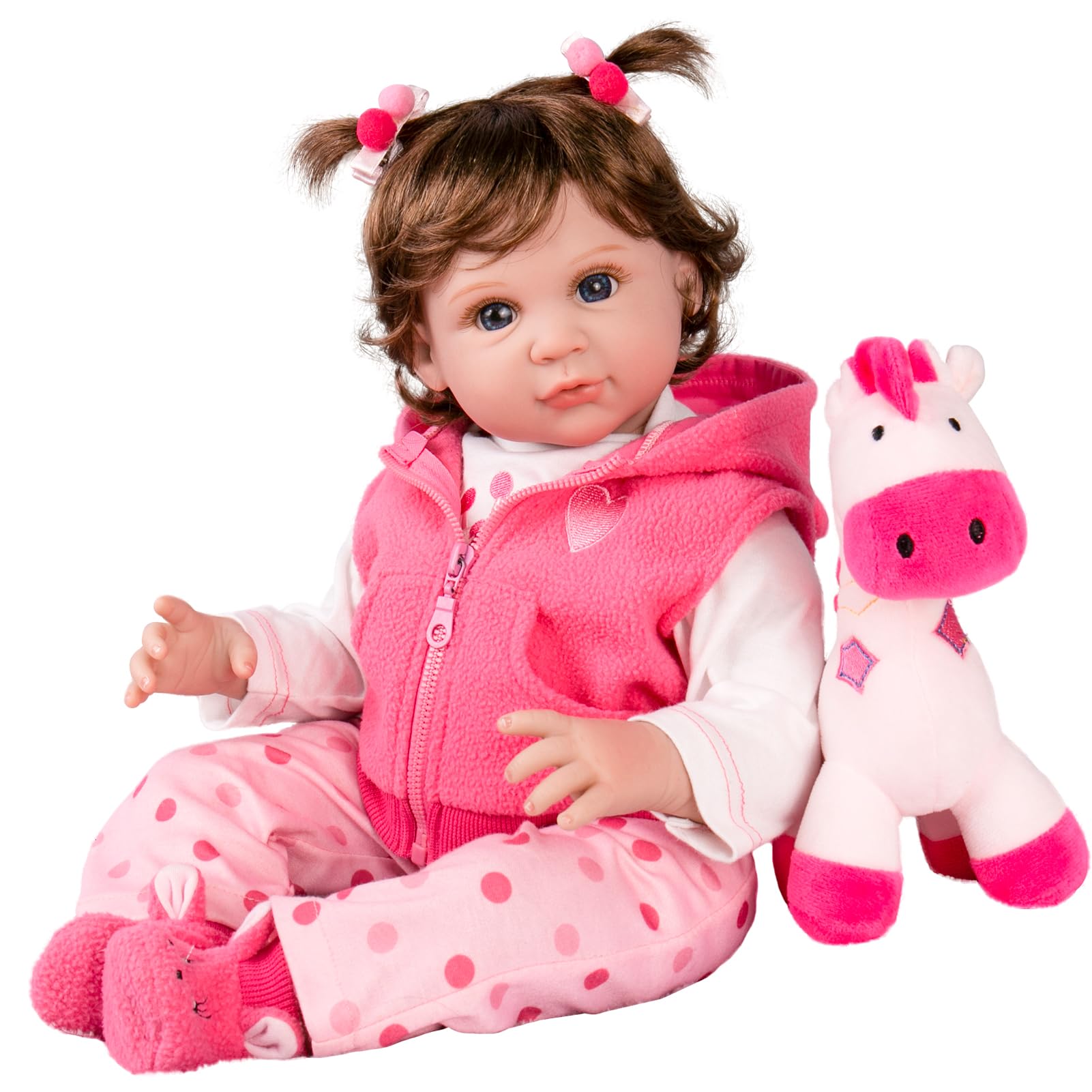 Aori Reborn 22inch doll with realistic head and limbs for lifelike play.