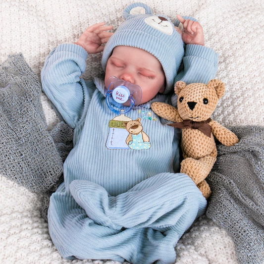 Aori Reborn Baby Doll Boy 18-inch, lifelike for cuddling and imaginative play
