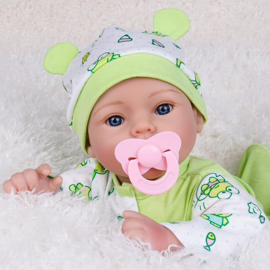Aori Reborn Boy doll face detail with natural expression for storytelling and nurturing moments