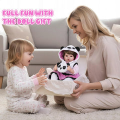 Aori Reborn doll in dress-up outfits encourages creative styling sessions.