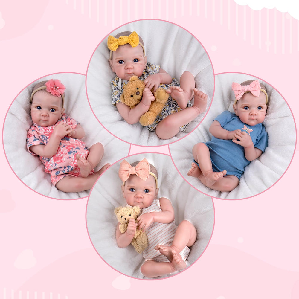 Aori gift-set reborn doll with bottle and pacifier for complete pretend play