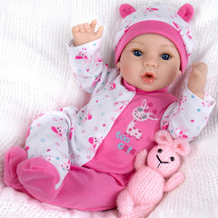 Aori Reborn Baby Doll Girl 18inch with lifelike features for imaginative play.