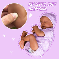 Aori Reborn Baby Doll posed in arms for nurturing play and bonding moments