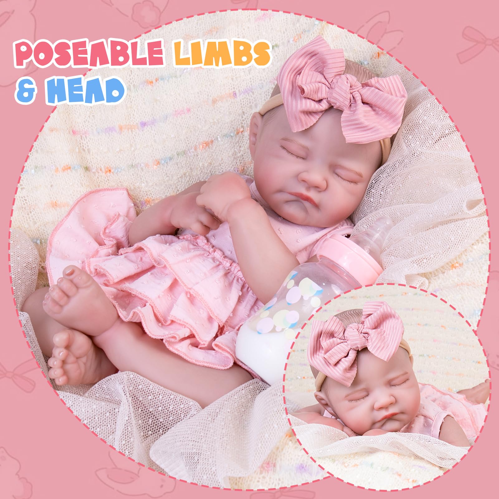 Aori Reborn Baby Doll made with skin-safe materials for durable, child-friendly play.