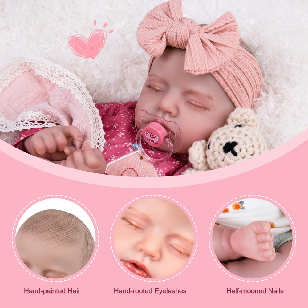 Aori Reborn Baby Dolls bath time play for imaginative care.
