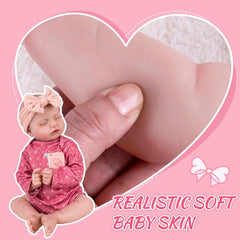 Aori Reborn Baby Dolls hand-painted blush adds natural warmth.
