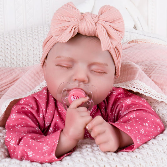 Aori Reborn Baby Dolls rosebud lips detail for realistic expression.
