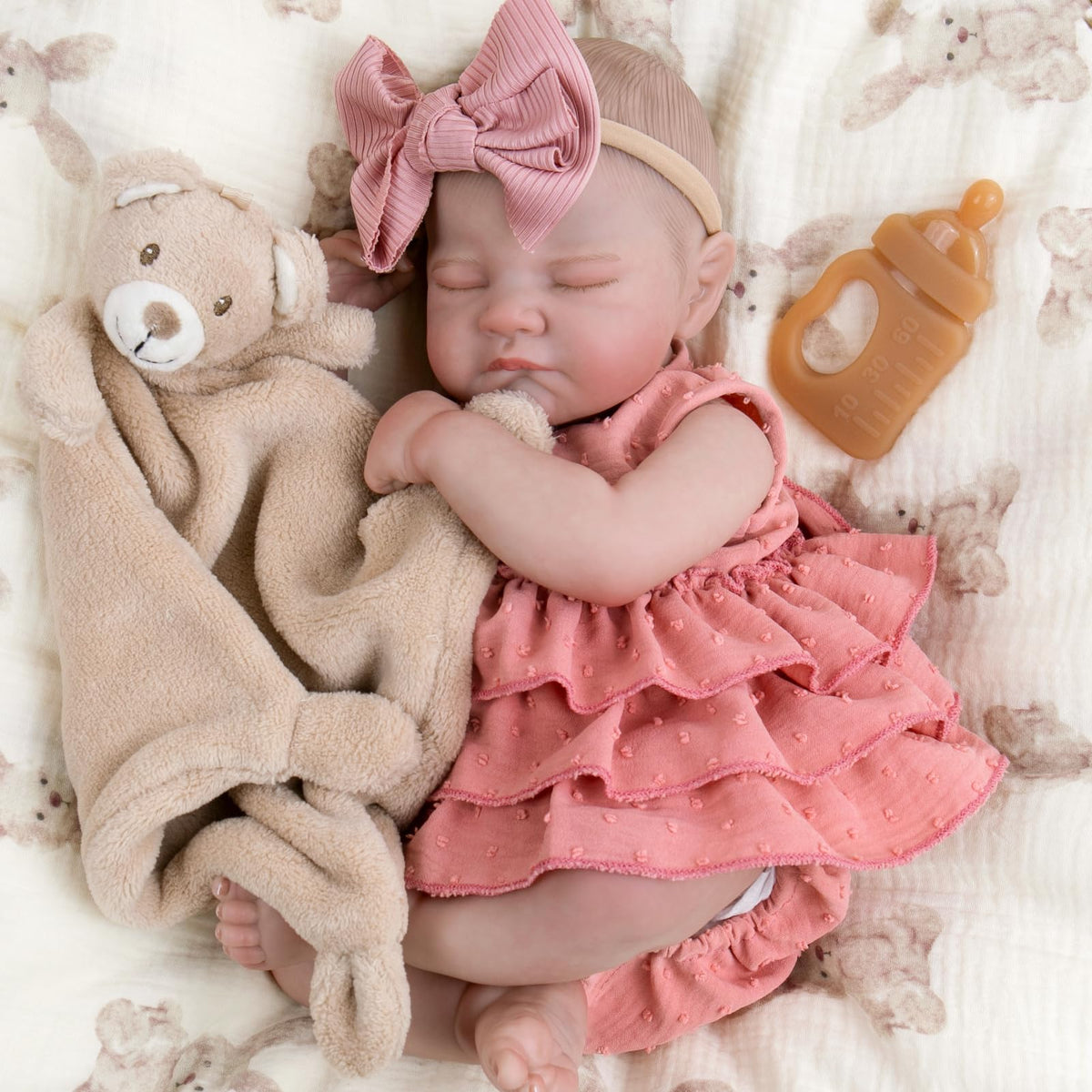Aori reborn doll sleeping baby for lifelike nurturing playtime