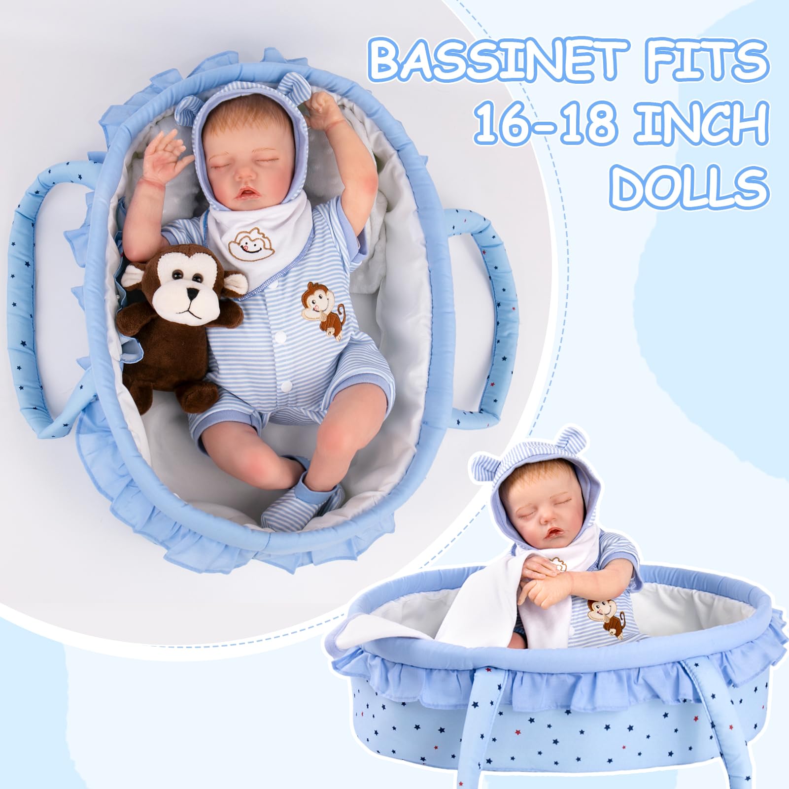 Aori Reborn doll jumpsuit for 16-18 inch dolls