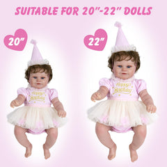 Aori Reborn doll outfit on doll demonstrates easy styling and mix-and-match potential.