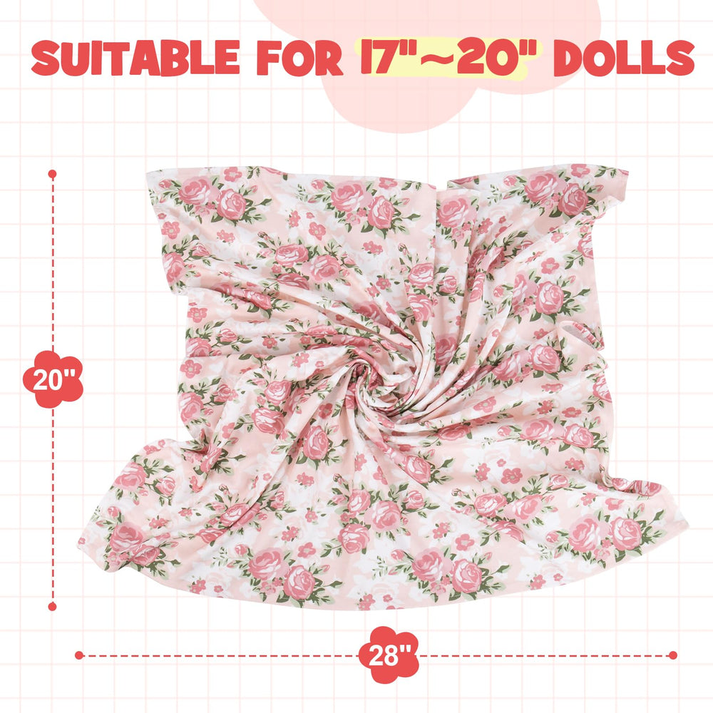 Aori Reborn swaddle in use for cozy doll styling
