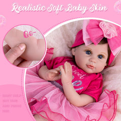 Aori rose-red dress set enhances the doll's royal look