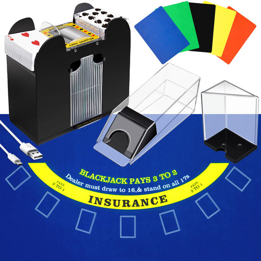 Aoriher Blackjack layout felt surface for smooth, confident dealing