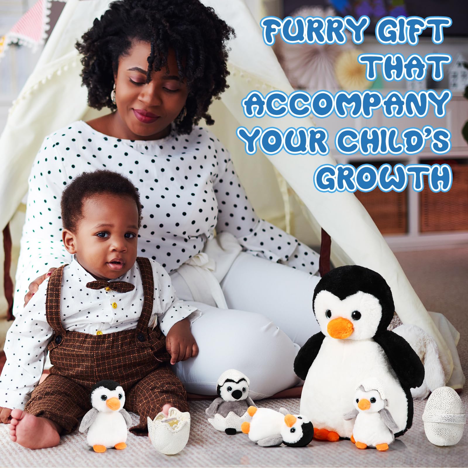 Aoriher lightweight PP cotton fill keeps plush fluffy and easy to handle.