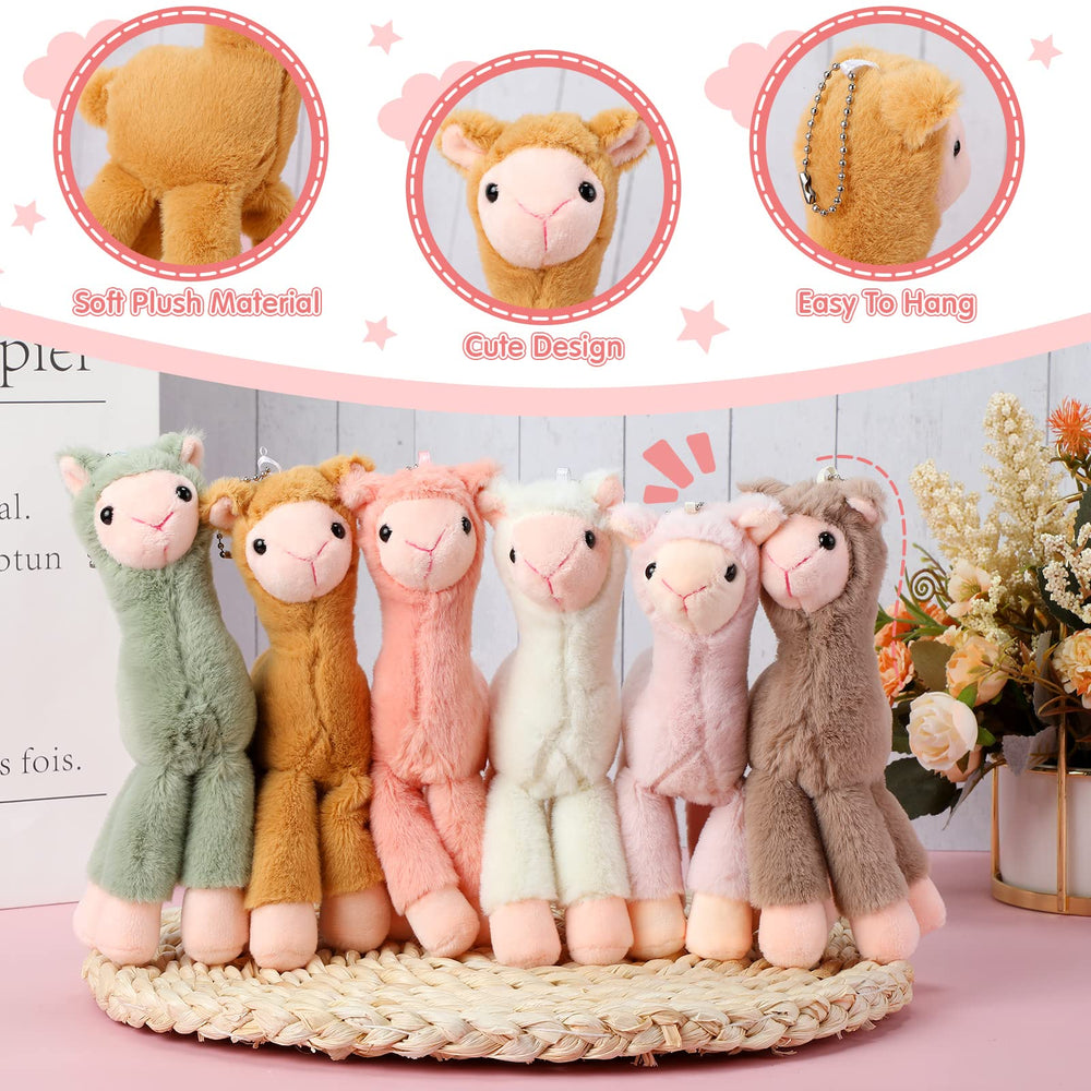 Aoriher llama plush used as bag charm or bag decoration