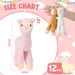 Aoriher llama plush in six colors adds playful color to outfits