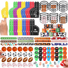 Aoriher mini foam footballs brighten party favors and keep kids engaged.