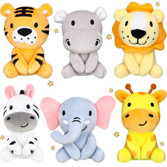 Aoriher mini elephant plush, 4-inch, soft cuddle buddy for nurseries and gifts