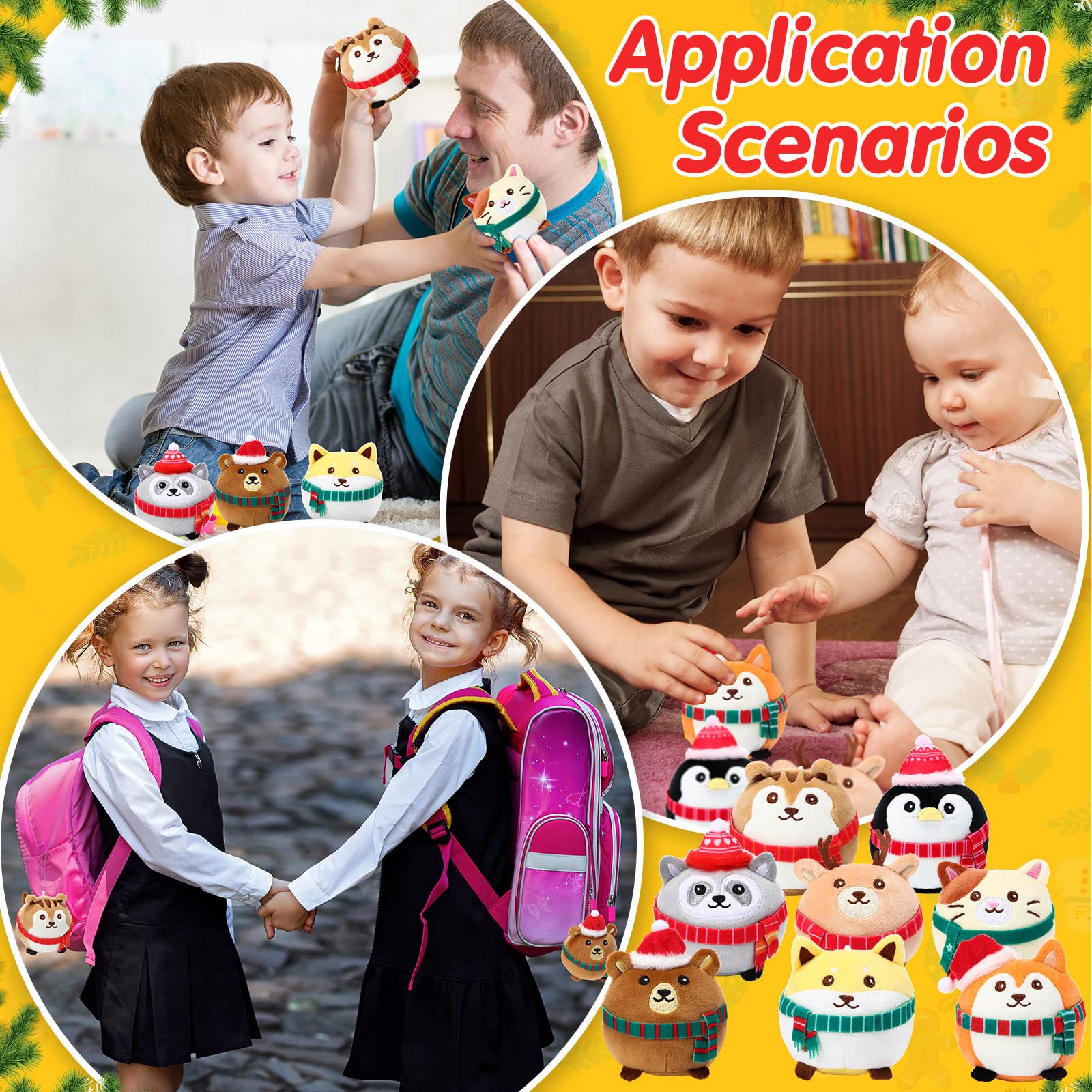 Aoriher mini stuffed raccoon keychain with cap and scarf adds playful detail