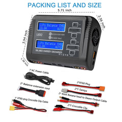 Comprehensive kit includes cables and manual for quick setup.
