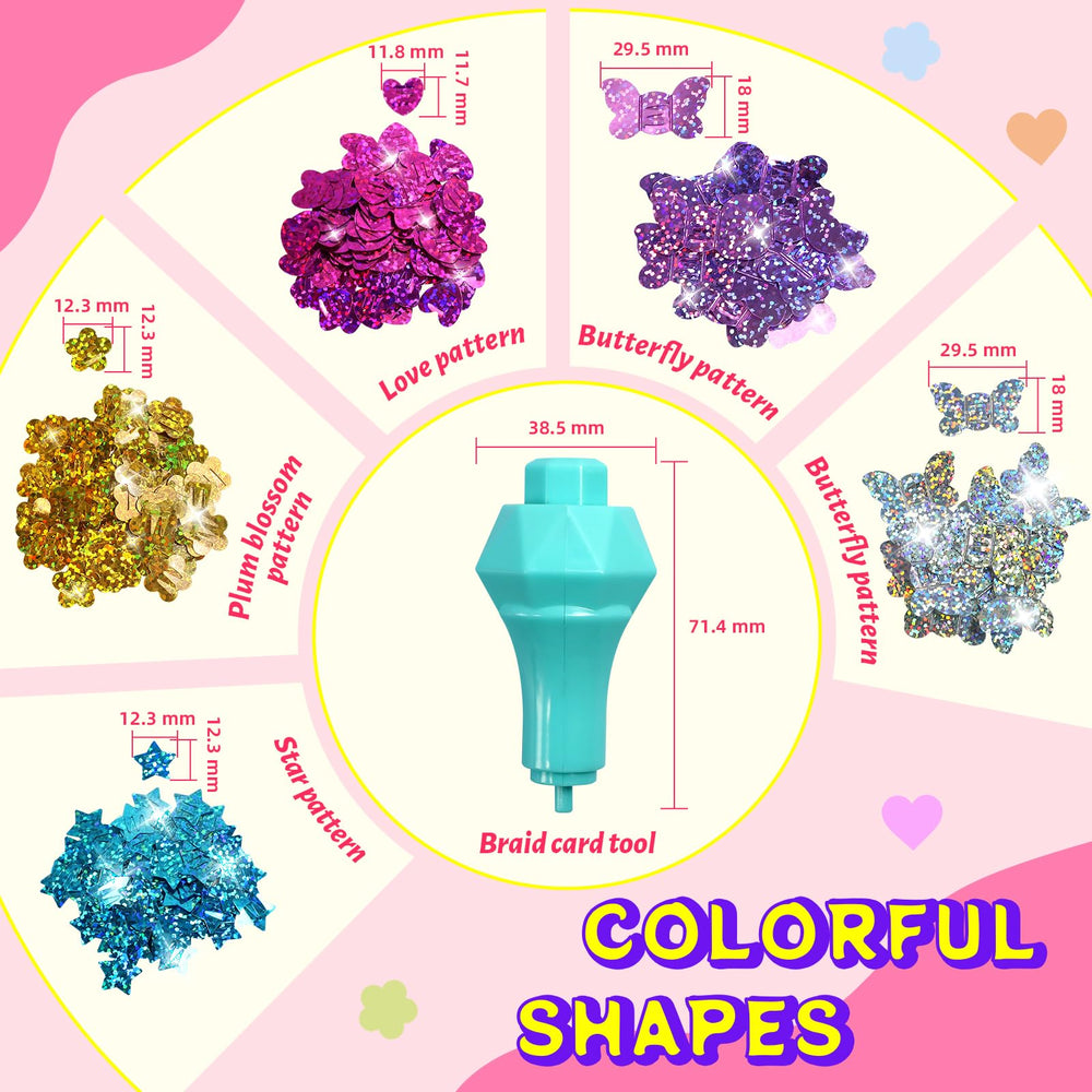 AOSITE jelly elastics and color blocks securing gems during play