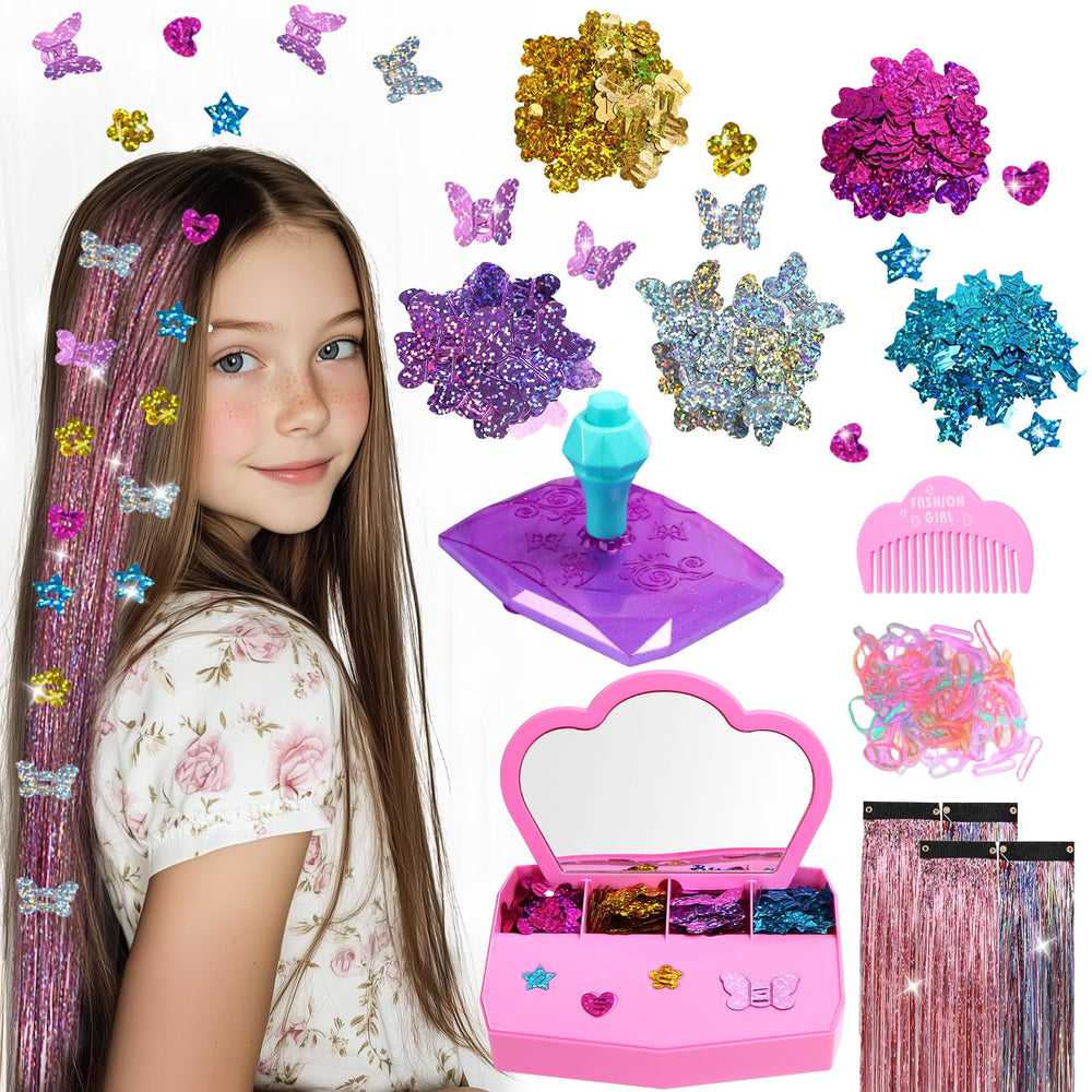 AOSITE gem-stamper hair kit packaging ready for kids to explore sparkle and style