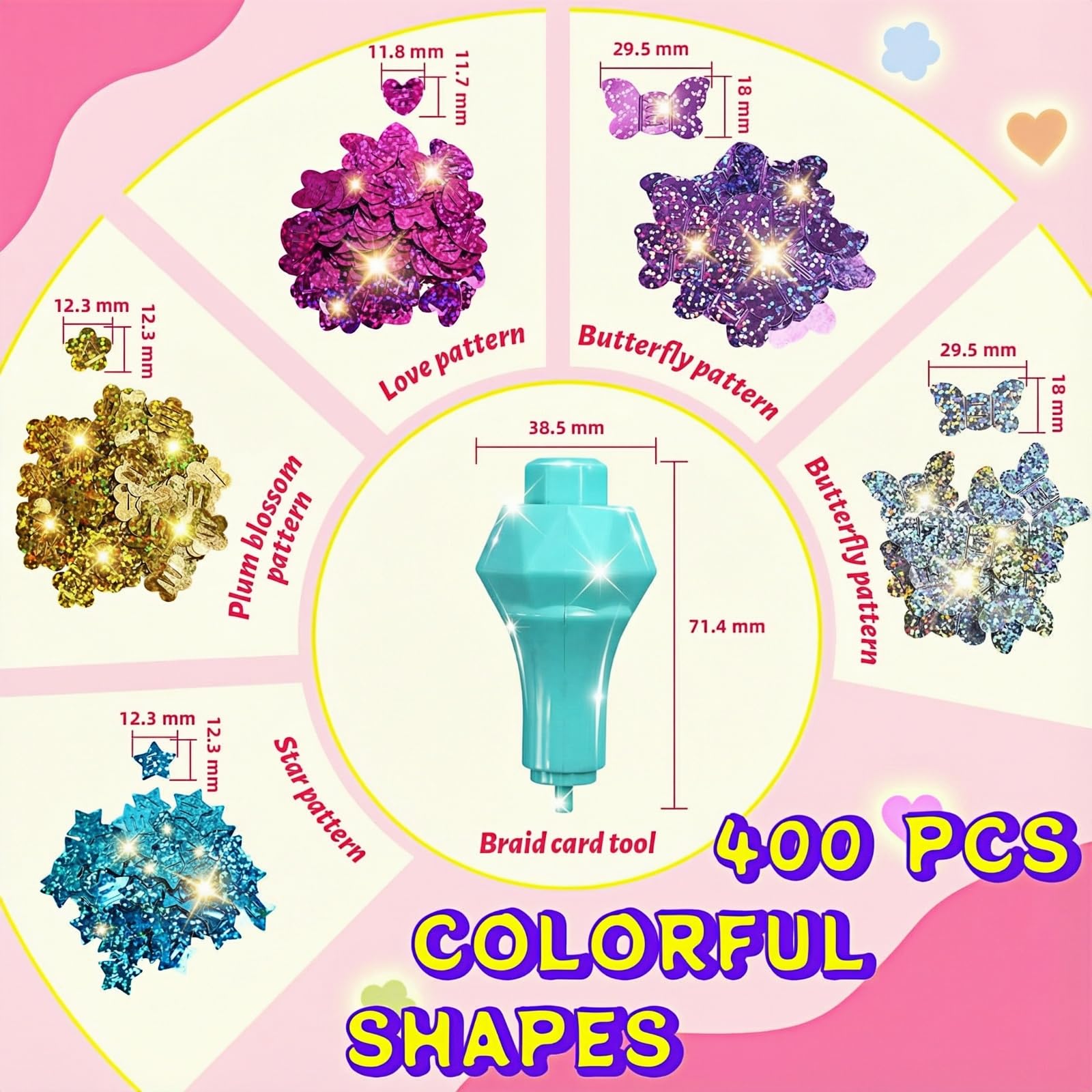 AOSITE sequin flowers provide vibrant focal points for cute looks.