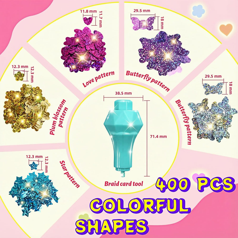 AOSITE sequin flowers provide vibrant focal points for cute looks.