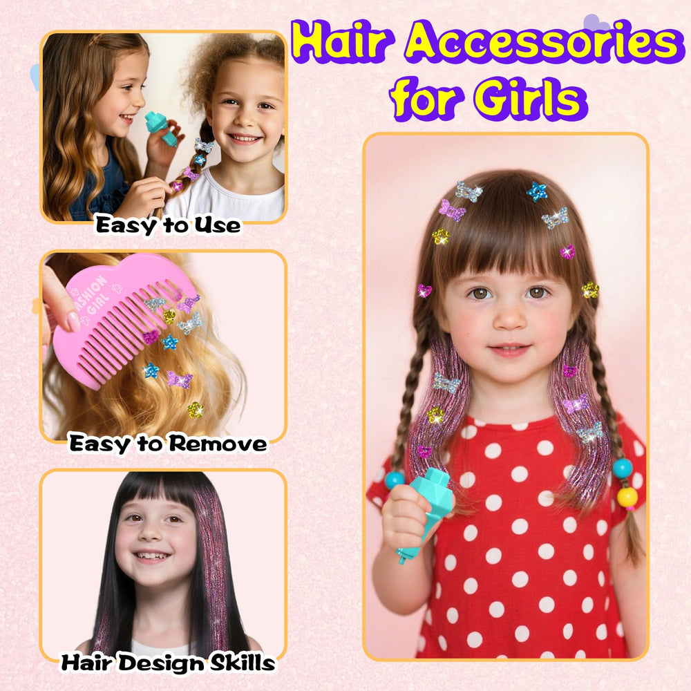 AOSITE wig pieces and leather bands enabling quick themed hairstyles