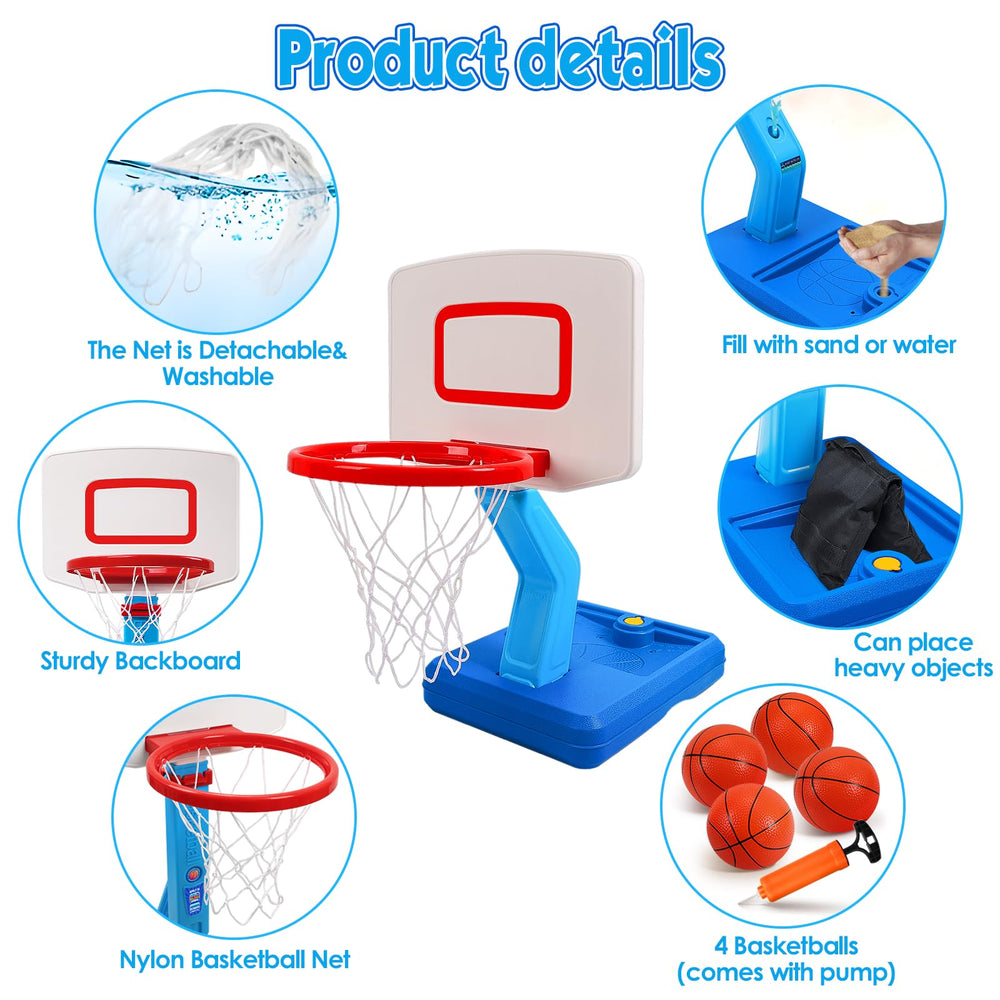 AOSPHYS Durable backboard with detachable net for easy cleaning.