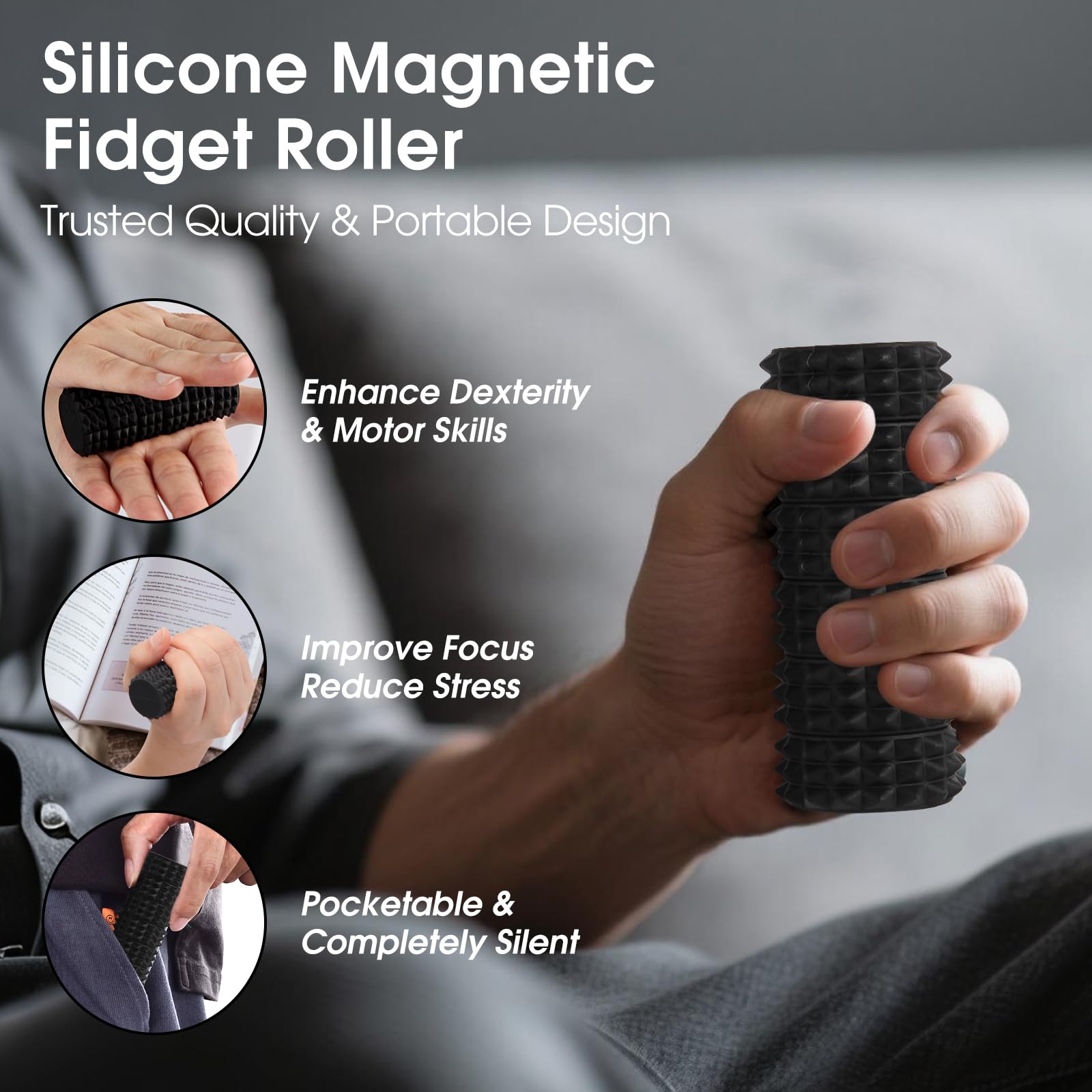 AOSTEONG durable silicone construction supports repeated daily use