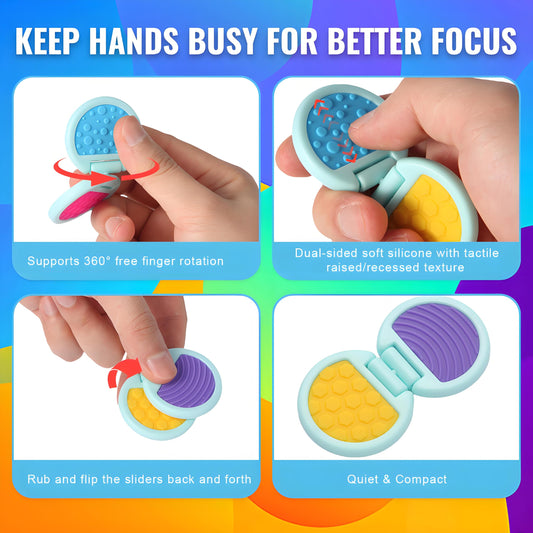 AOSTEONG fidget slider side view supports hands-on calm during work or study.