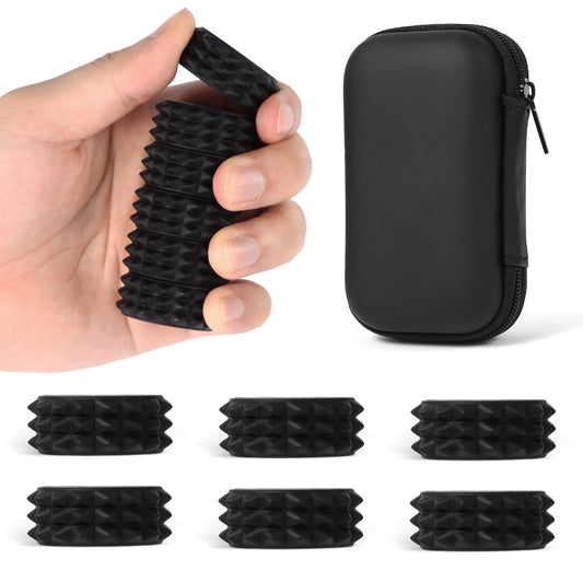 AOSTEONG silicone magnetic stress balls 6-pack deliver tactile relief and focus during work