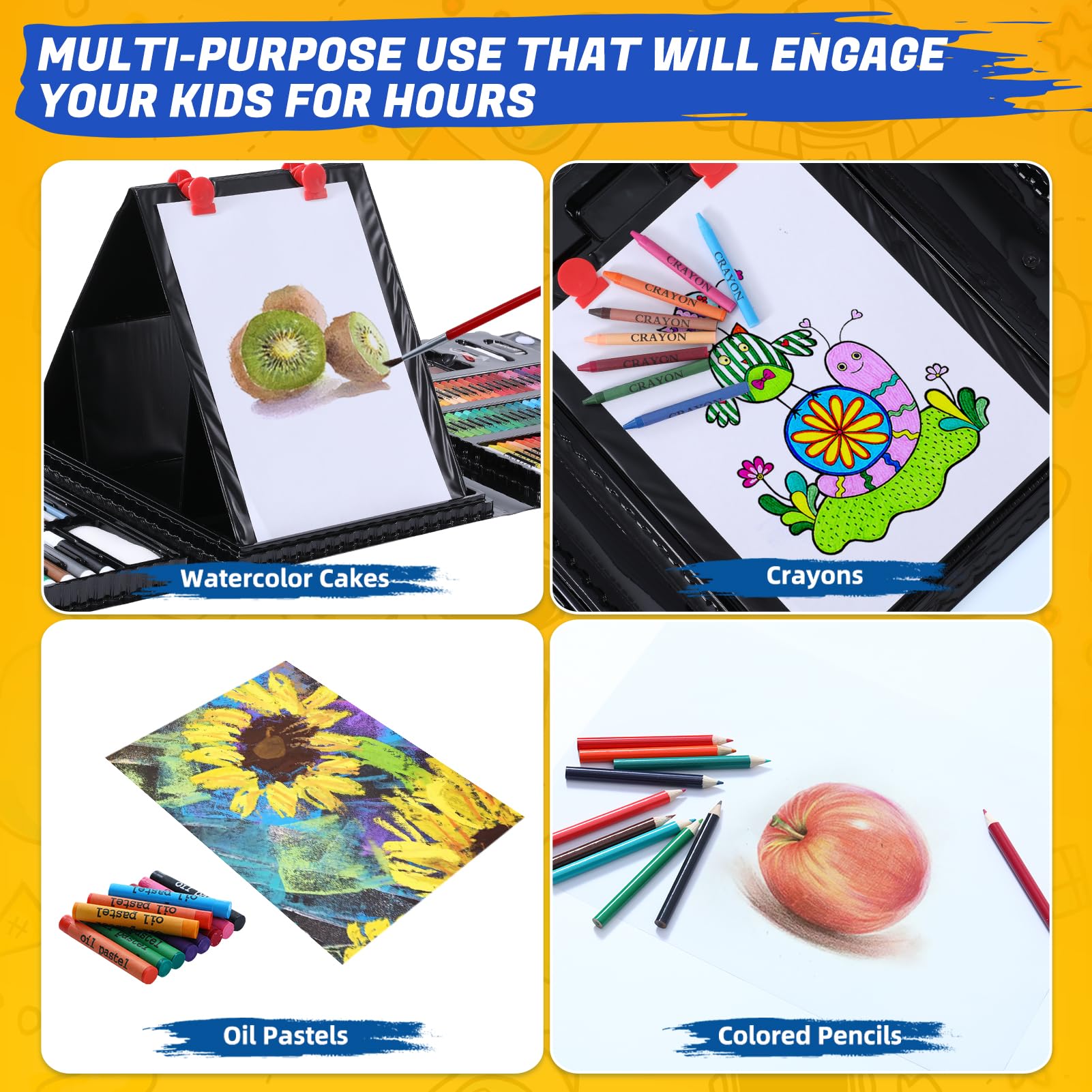 AOTEMOON drawing and coloring book for open-ended creativity.