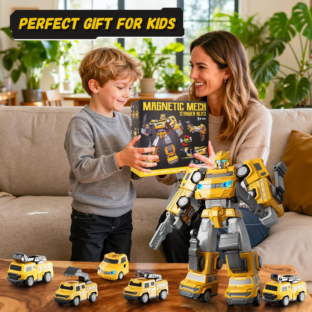Aotonow yellow color set stands out on shelves and inspires bright, energetic play sessions.