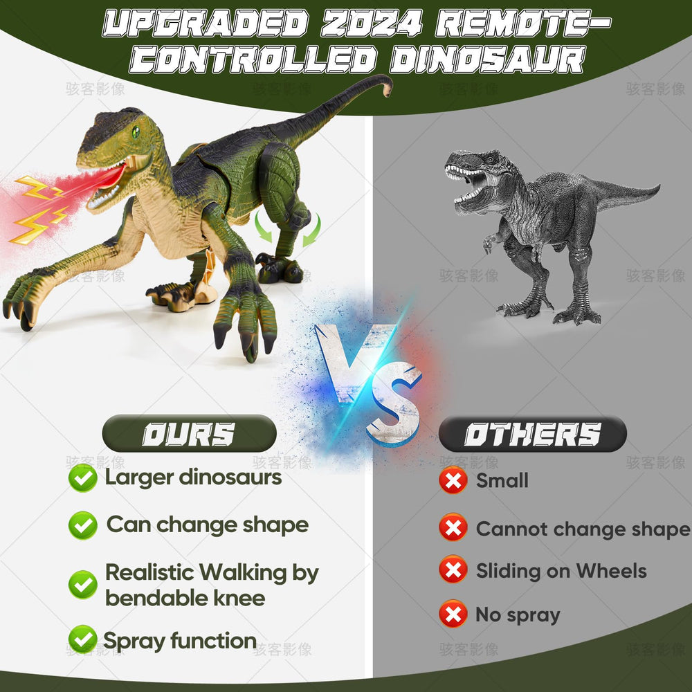 Aotrytion RC dinosaur toy 2-4GHz remote for smooth control