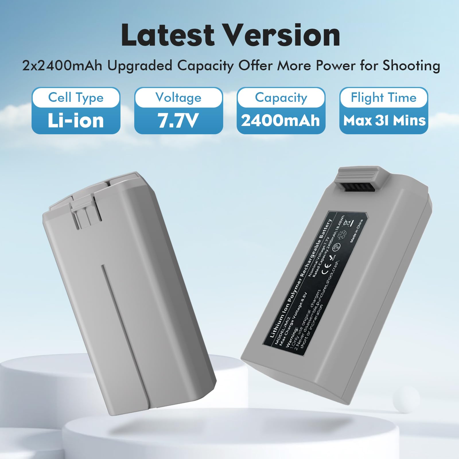 Aovee Mini 2 Series intelligent flight battery with protective management system for Mini SE