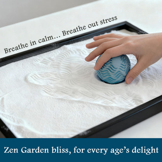 AOVOA sand spheres set adds tactile patterns for mindful creativity.