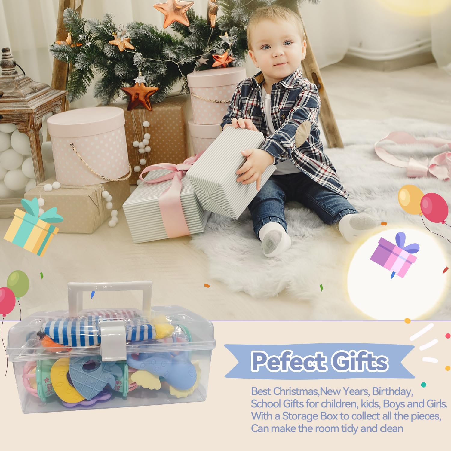 AOYOHOMOA gift-box-ready set – ideal baby shower present