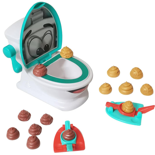 Aozlgfri Poop Game toilet setup ready for family play and laughs.