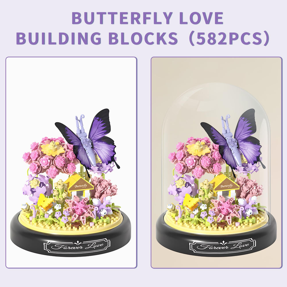 apcute 582-pcs micro brick kit delivers hands-on crafting and artistic home accents.