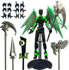 apcute T13 action figure assembly showing articulated joints for versatile poses