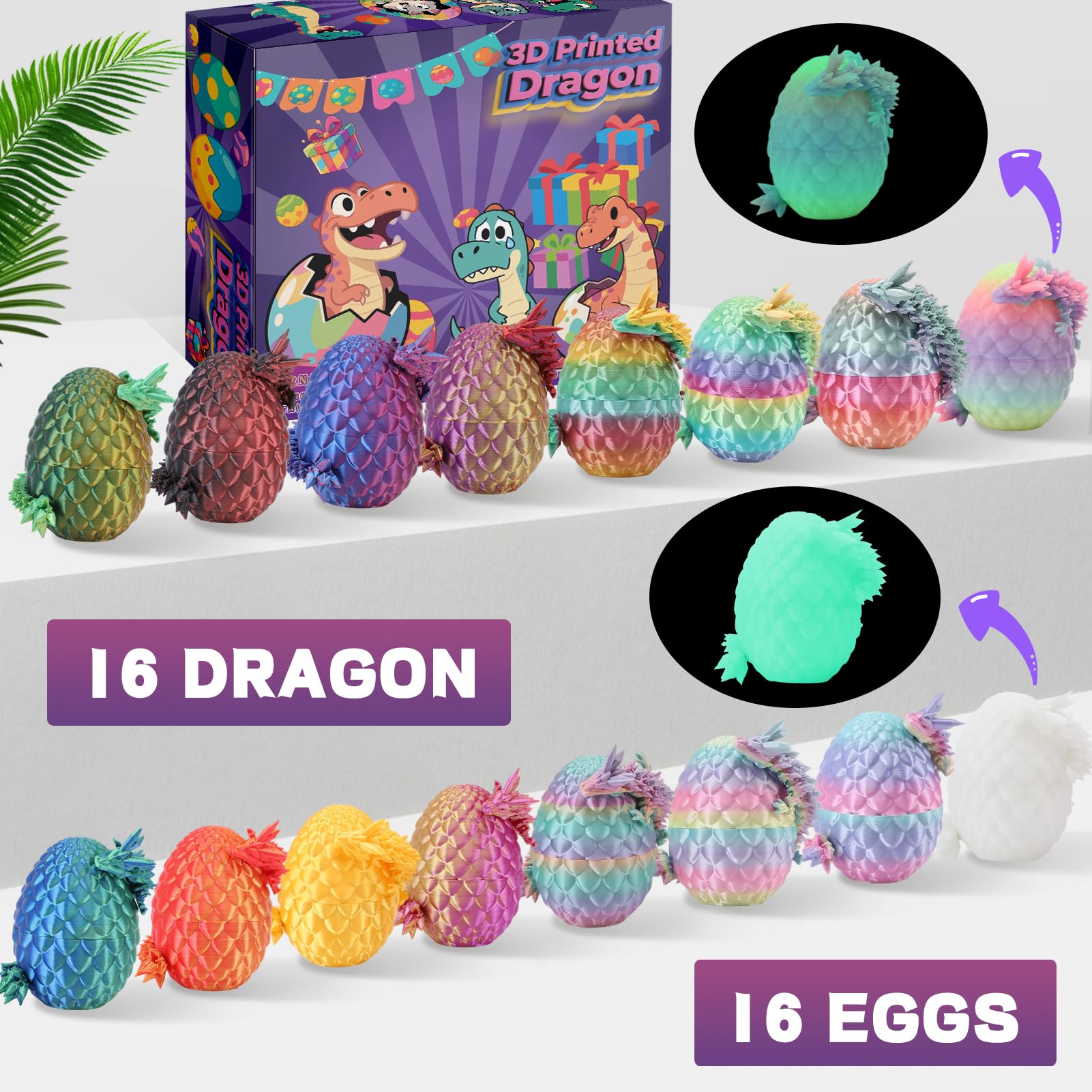 Apear1 articulated dragon egg poses enables playful scenes and creative storytelling