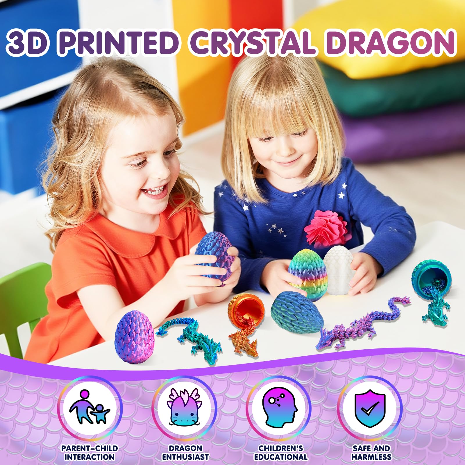 Apear1 desk display dragon egg as a charming office decor piece
