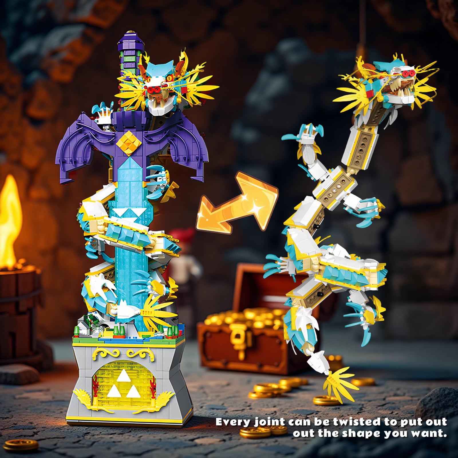 APENGBAOL Dragon pose customization invites creative posing and storytelling