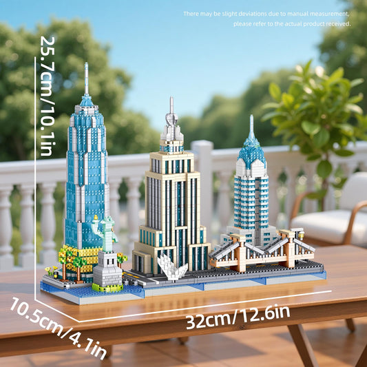 APENGBAOL Empire State Building replica enabling hands-on learning and play.