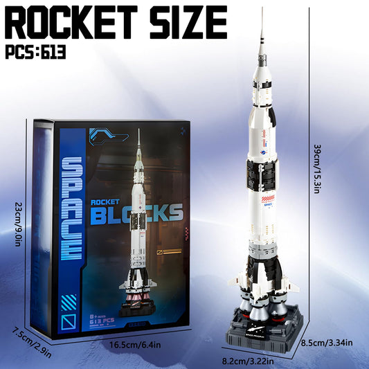APENGBAOL Saturn V stage separation detail showcases authentic aerospace visuals.